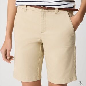 J. Crew Frankie 9” Women's Bermuda Shorts. Size 10 Color Khaki